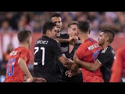 Usmnt on sunday on paramount+ and cbs sports network Usa Usmnt Vs Mexico El Tri Concacaf Giants Fights And Fouls Youtube