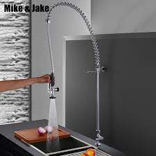 Modern kitchen with stainless steel kitchen cabinets. Pull Down Chrome Commercial Kitchen Faucet Industrial Kitchen Faucets Big Kitchen Tap Single Cold Tap Commercial Sink Tap Kitchen Faucets Aliexpress