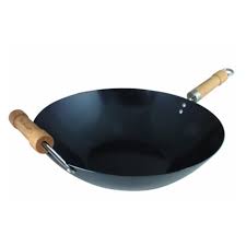 Finally, if you have an induction cooktop, you won't be able to use round bottom woks without a special burner, so opt for a flat bottom wok instead. Local Stock Coated Carbon Steel Wok With Wooden Edge Wok Masak Shopee Malaysia