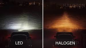 When tungsten evaporates, the halogen gas allows it to. Led Vs Halogen Headlight Bulbs Youtube