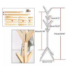 Accueil Cintres Bois Manteau Chapeau Rack Morden Chambre Stand Hall Sac Vetements Titulaire Arbre Motif D Porte Manteaux Porte Manteau Bois Porte Manteau Arbre