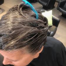 This is one of the great shades of grey highlights that are perfect for a party look. My Gray Transition Month Two Highlights And Toner