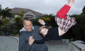 Tony hawk … action well, it's been five years since thps5 and vicarious visions is now back at the helm with tony hawk's pro skater 1 + 2. Put A Helmet On Her Moron Tony Hawk Takes Daughter Skateboarding With No Helmet Then Responds To Social Media Backlash Daily Mail Online