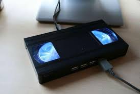 15 New Uses For Old Vhs Tapes Usb Hub Usb Vhs Crafts