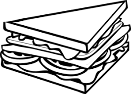Black And White Transparent Background Black And White Sandwich Clipart Vector Clip Art Online Royalty Free Public Domain Clip Art Art Online Art