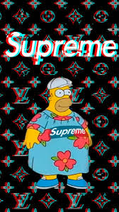 Bart simpson swag wallpaper bart supreme wallpapers. Homer Supreme Wallpaper By Halfonso P 41 Free On Zedge