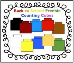 Free Counting Cube Clipart For Math Lessons There Are 10 Cubes In The Following Colors Red Yellow Orange Green Blue Math Clipart Preschool Math Free Math