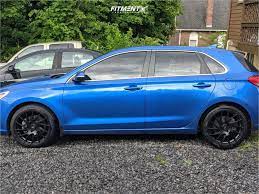 Check spelling or type a new query. 2018 Hyundai Elantra Gt Sport With 18x8 Voxx Falco And Hankook 225x40 On Stock Suspension 1206785 Fitment Industries