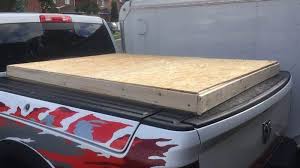 And if you want it to look more factory finished, i grabbed $5 worth of automotive grey carpet from the trunk of a car at a junkyard and cut it to fit, then used contact cement to stick it in. 6 Easy Steps In Making Diy Hard Tonneau Cover That Will Last Mzw Motor