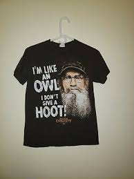 Uncle si quote hey.i use this word all of the time.glad someone else. Duck Dynasty Bearded Uncle Si Robertson Give A Hoot Brown Tshirt Small Ebay