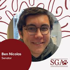 Get to know your IUK SGA! My name is Ben Nicolas, I'm a History & Political  Science Major here at IUK. I'm a French American who lived in Atlanta until  I was