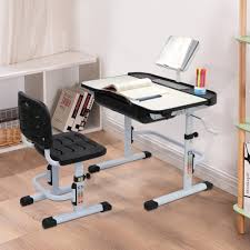 Check out our modern kids table selection for the very best in unique or custom, handmade pieces from our desks, tables & chairs shops. Zoomie Kids Modern Kids Desk Can Tilt Children Learning Table And Chair Set Wayfair