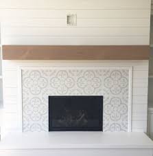 Everyone's starting point and the surface they are building on will be a little different, but i think this method could work for most homes. What Tile To Use Around Fireplace