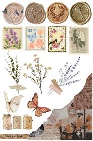 vintage aesthetic sticker made by d l sticker art journal stickers scrapbook stickers printab in 2022 aesthetic stickers sticker art scrapbook stickers printable