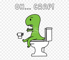 Maybe you would like to learn more about one of these? T Rex On Toilet Cartoon Clipart 3917262 Pikpng