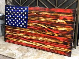 Ever struggle with getting those stars perfect on your wood flags? Rustic American Flag Stained Wooden American Flag Wooden Etsy
