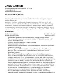 Create letters in minutes · helpful tips at each step Medical Science Liaison Resume Template July 2021