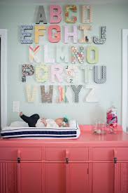 Make your wall art pop with this incredible 3d script alphabet piece of wall art. Alphabet Nursery Art Project Nursery