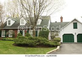 Zillow has 8 homes for sale in cleveland oh matching brick cape cod. Cape Cod Style House With Garages Brick Cape Cod Style House With White Double Car Garage Canstock