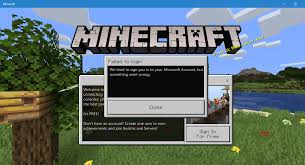 It's yet another compatibility issue between the two versions. Minecraft Windows 10 Edition We Tried To Sign Into Your Microsoft Account But Something