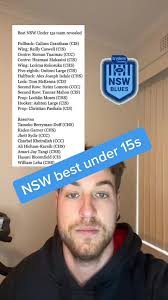 NSW Best Under 15s Rugby League Players Revealed