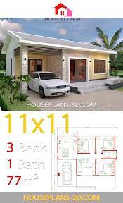 18 Super Small Bedroom Layout 11x11 Simple House Design Small House Design Architecture House Plans