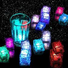 Amazon.com: LED Ice Cubes Multi Color Light-Up Ice Shape Lights Waterproof  Color Changing Ice Cube Glow in The Dark Reusable for Party Wedding Bars  Decoration (12 Pack): Home & Kitchen