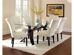 Beach House Kitchen Table Set With Minimalist Dining Room Top Skookum Glass Chairs Glass Dining Room Table Glass Kitchen Tables Dining Room Sets