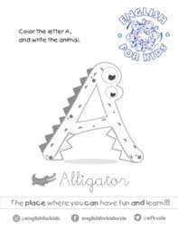 Haz preguntas con partículas del recuadro para estas respuestas. Actividades Y Vocabulario De La Letra A En Ingles Para Ninos English For Kids English For Kids