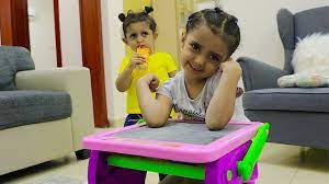 فآجأت لولو بسبورة دراسية وتوتو زعلت علي youtube