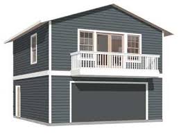 Fiberglass and composite boat building. 2 Story 2 Car Apartment Garage Plan 1107 1bapt 24 X 24 By Behm Design