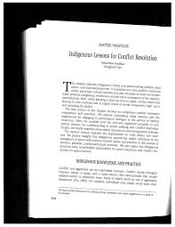 Not to be confused with: Pdf Indigenous Lessons For Conflict Resolution