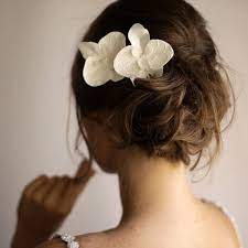 Orchid Hair Pins Set Of 2 Bridal Hair Flowers Orchid Etsy Bridal Flower Hair Pins Orchid Hair Pins Orchid Hair Piece
