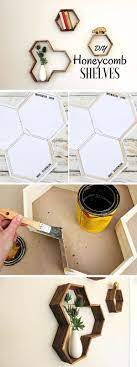 15 Unexpectedly Brilliant Home Decor Diys Diy Honeycomb Handmade Home Easy Home Decor