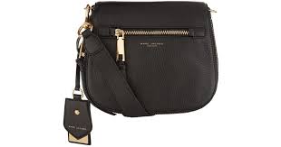Ending aug 17 at 11:53am pdt 6d 12h. Marc Jacobs Leather Large Recruit Saddle Bag In Black Lyst