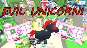 It was added in the pet update as one of the first legendary pets along with the dragon. Was Traden Leute Fur Mein Evil Unicorn In Adopt Me Verlosung Deutsch Robloxlara Youtube