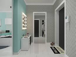 дизайн трехкомнатной квартиры 64 кв м в панельном доме Koridor Cvet Minimalistskij Interer Minimalistskaya Mebel Dizajn Prihozhej
