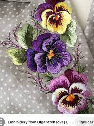 Pin By Svitlana Glomba On Flowers Embroidery Craft Hand Embroidery Hand Embroidery Patterns