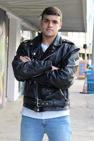 Mens Biker Leather Jacket Leather Jacket Leather Jacket Outfit Men Biker Outfit