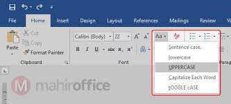 Cara Cepat Merubah Huruf Besar Kecil Kapital Pada Microsoft Word