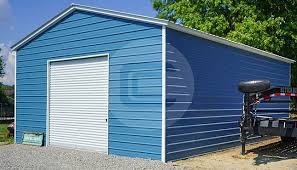 Garage roof trusses are usually triangular, so this means that they are quite easy to install, however you can use prefab roof trusses for a garage if you want, and the installation process is the same different roof types and styles. 24x35 Vertical Roof Garage 24x35 Prefab Metal Garage Building