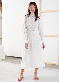 Turtleneck Jacquard Dress Jacquard Dress Dresses Print Dress