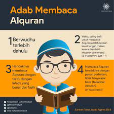 Secara fizikal yang dibincangkan oleh imam nawawi ialah membersihkan mulut dengan siwak atau peralatan bersesuaian sebelum. Muhammadiyah A Twitter Alquran Adalah Kalamullah Dan Merupakan Kitab Suci Umat Islam Yang Sangat Diagungkan Ada Beberapa Adab Yang Sebaiknya Dilakukan Saat Membaca Alquran Bagaimanakah Adabnya Alquran Adabmembacaalquran Kitabsucialquran Islam