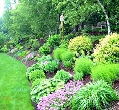 Like the stone and river rock idea. Landscaping Ideas For Sloped Yard Sloped Backyard Landscaping Ideas Sloped Backyard Ideas The Sloped Backyard Backyard Landscaping Sloped Backyard Landscaping