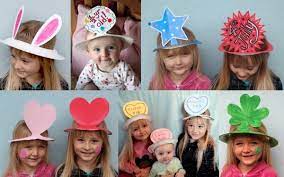 Hat Craft From Paper Plates Alpha Mom Paper Plate Crafts For Kids Craft Activities For Kids Paper Plate Hats