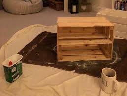 Bedding, lighting, rugs, furniture, decor, bath Wooden Crate Shoe Storage Hometalk