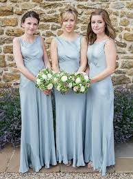 With bridesmaid dresses from azazie, you are sure to find a dusty blue bridesmaid dress for the perfect look for your wedding. Buy Sheath Round Neck Floor Length Dusty Blue Bridesmaid Dresses Ob247 Ombreprom Co Uk