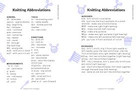 We did not find results for: Free Printable Knitting Abbreviations Chart The Snugglery