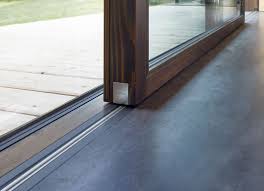 Siegenia Null Barriere Schwelle Eco Pass Sky Axxent Moderne Haustur Fenster Holz Baumeister