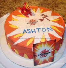 My son wants a bakugan cake, too. Cute Homemade Bakugan Cake For A 6th Birthday Party